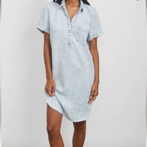 Rails Valerie Dress In Light Acid Wash Size S